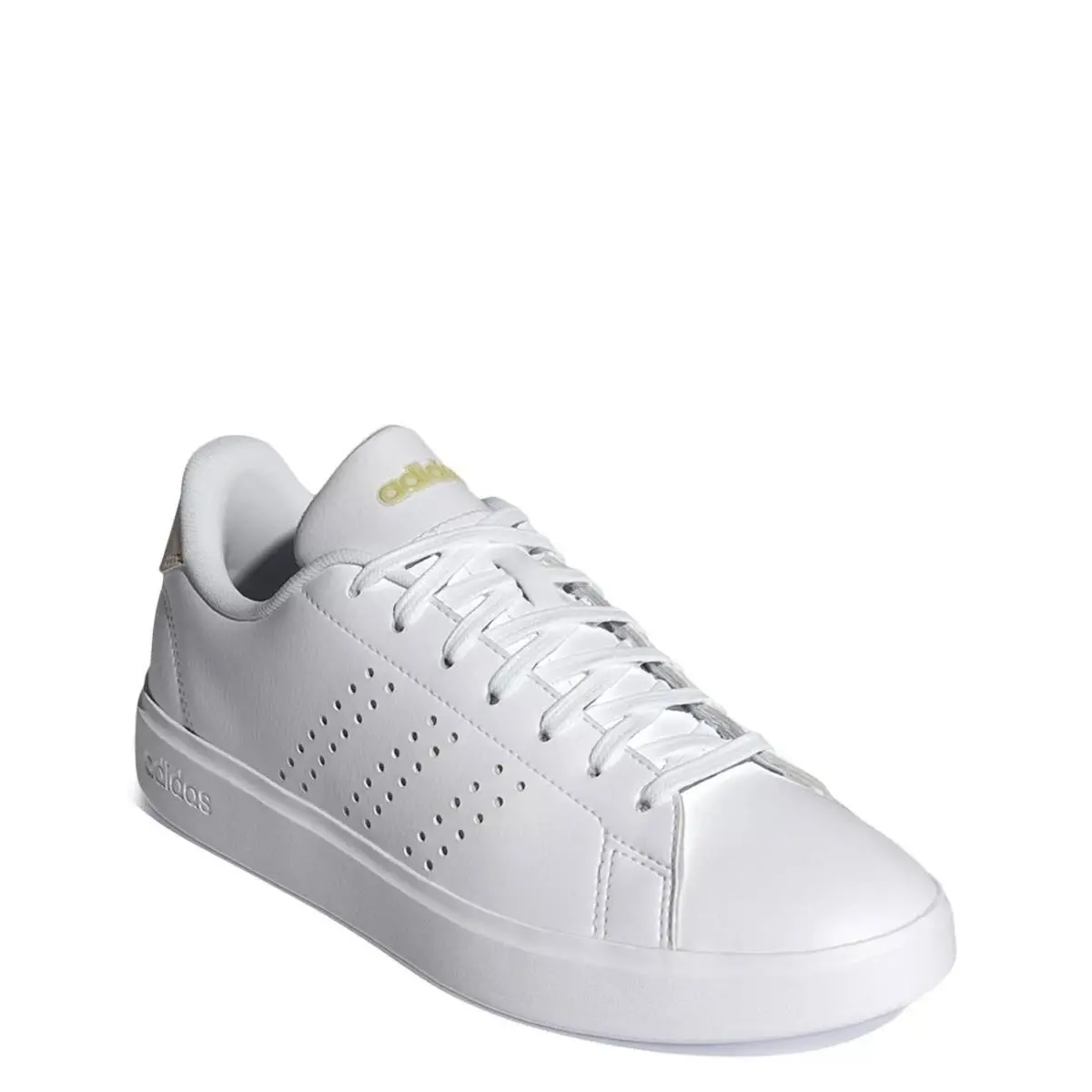 Women`s Advantage 2.0 Sneaker White/putty Mauve/gold Metallic-sz 9 by Adidas