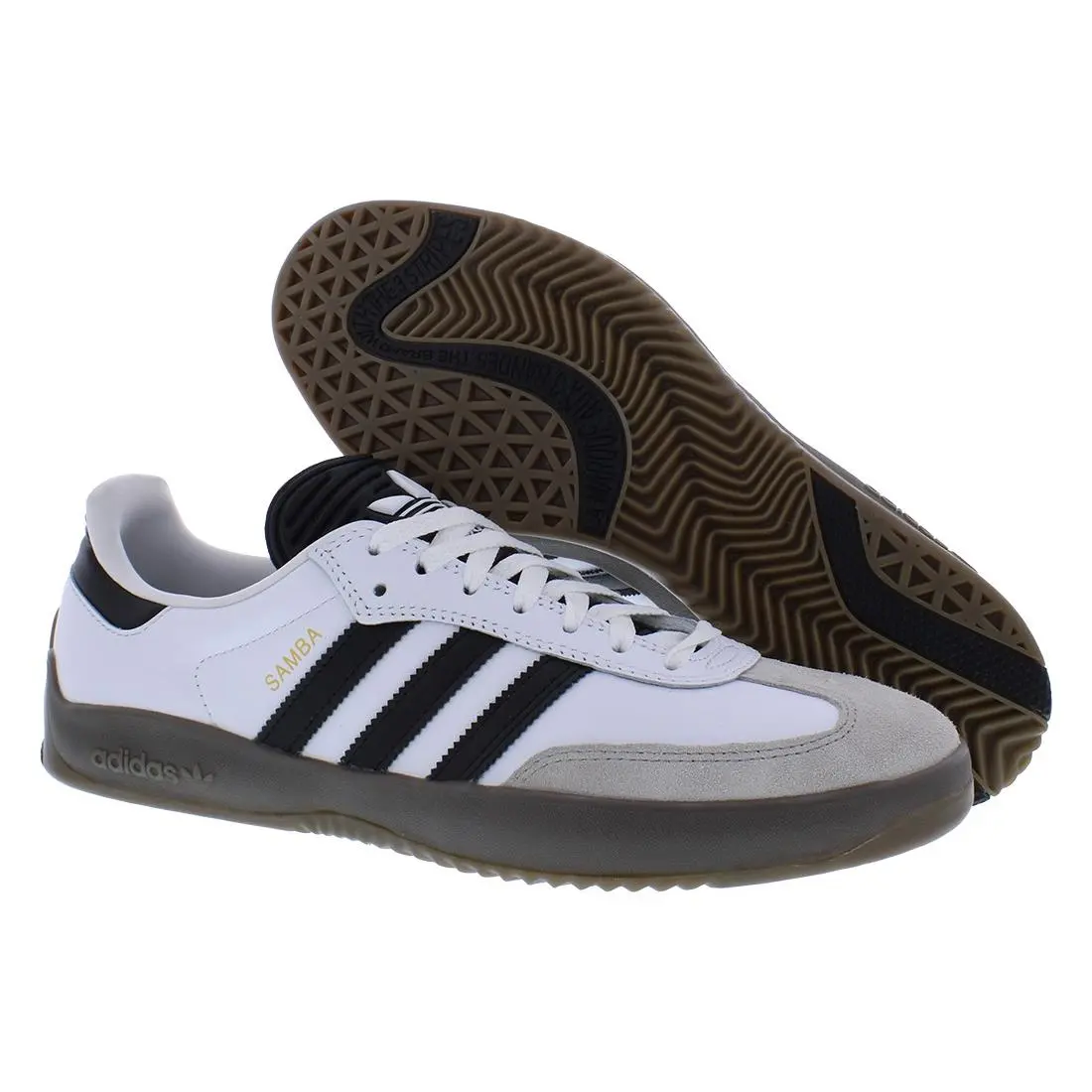 Adidas Samba Puig Mens Shoes Size 5 Color: White/black/brown