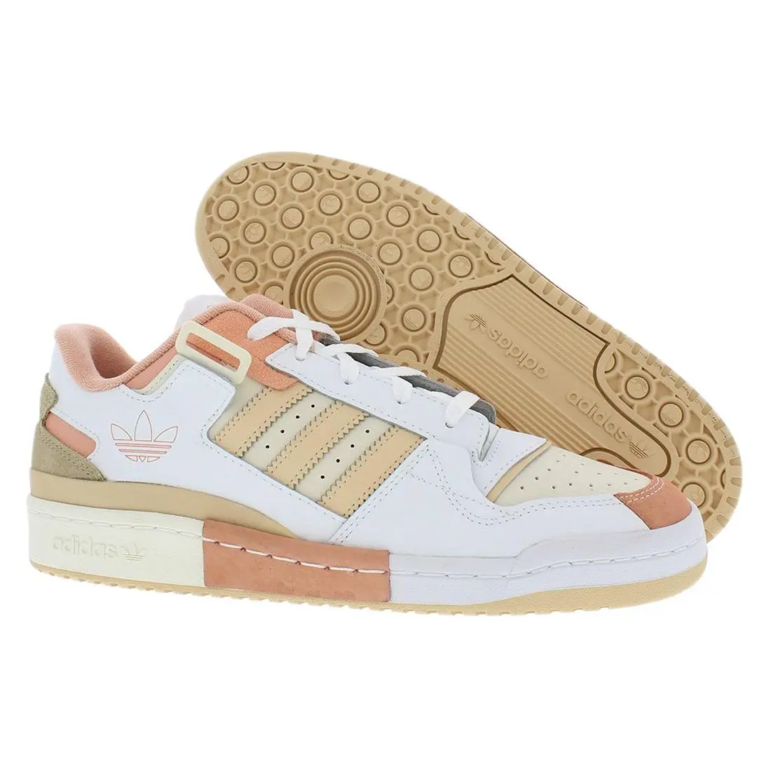 Adidas Forum Exhibit Low Mens Shoes Size 4 Color: Footwear White/cream