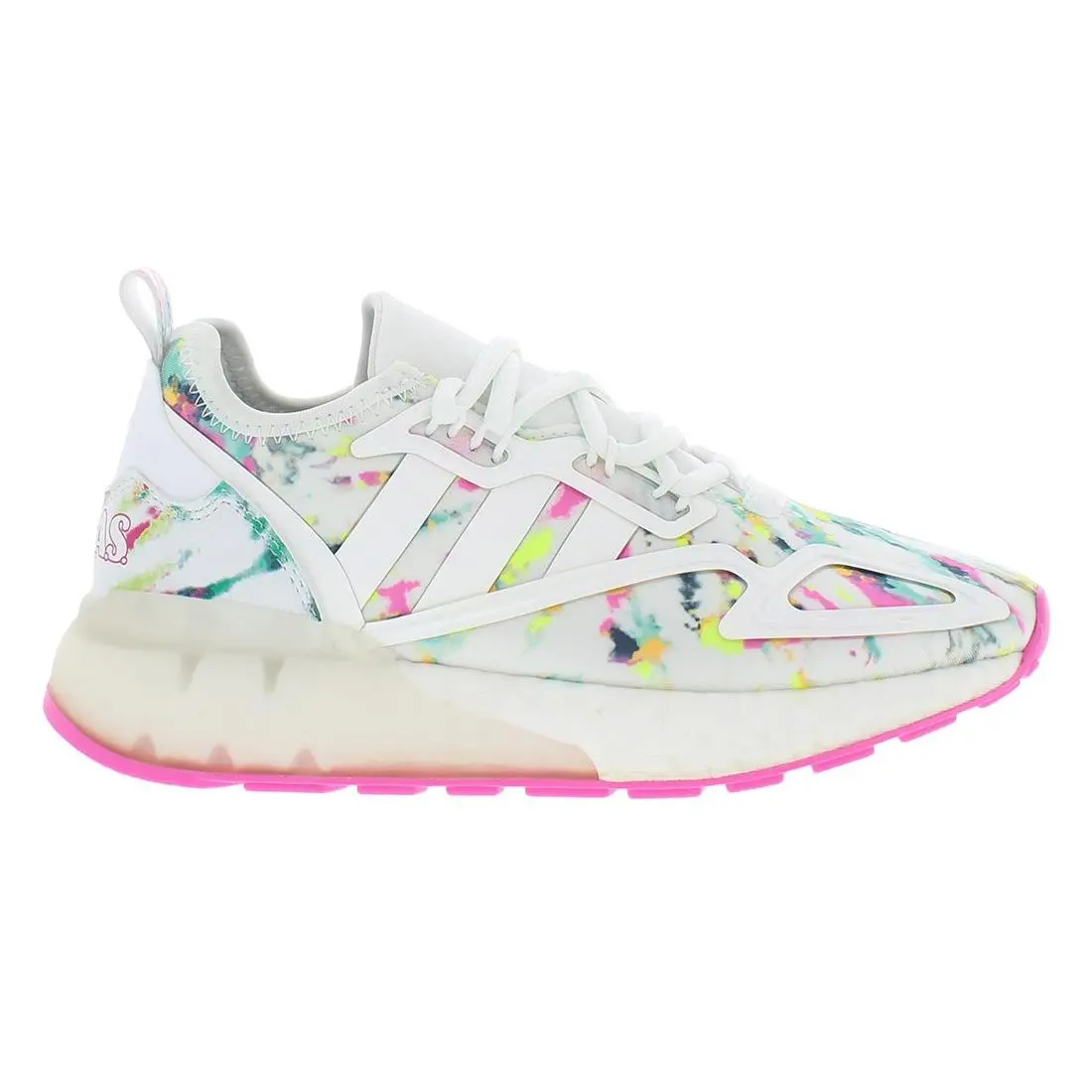 Adidas Zx 2K Boost Boys Shoes Size 4.5 Color: White/multicolorcolor