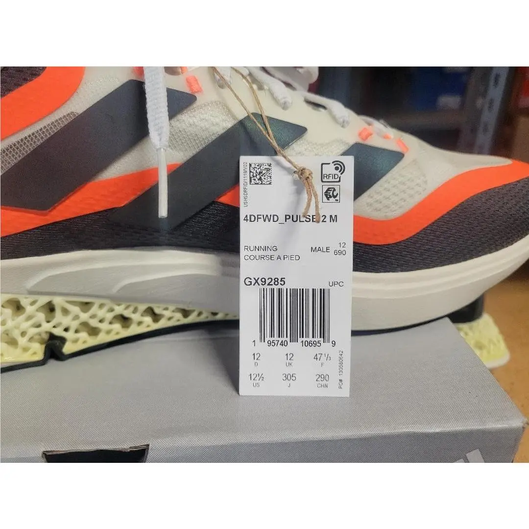 Adidas shoes - Adidas 4DFWD Pulse 2M - Pulse - Crystal White Solar Orange 6