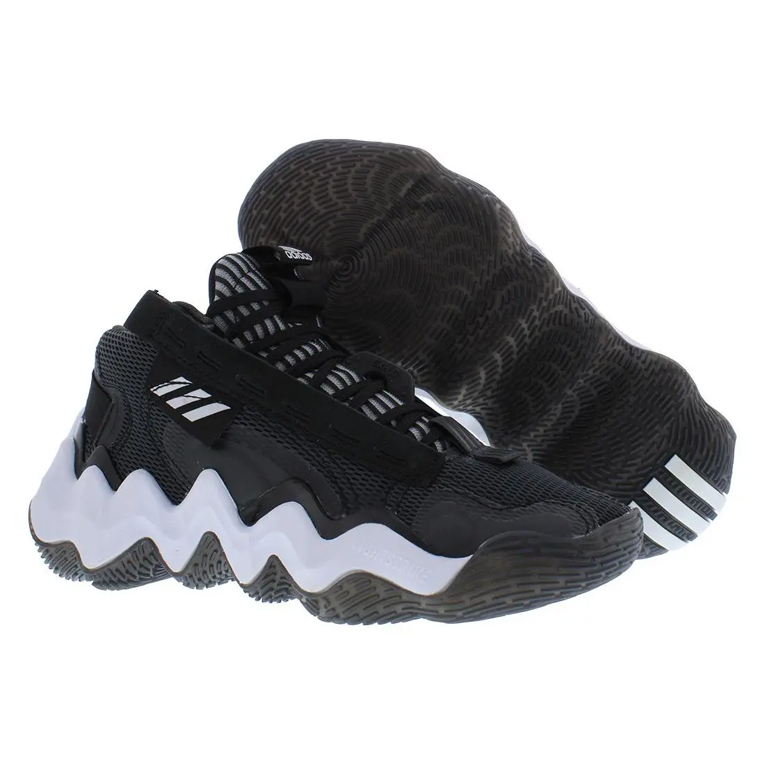 Adidas Exhibit B Mid Womens Shoes Size 15 Color: Carbon/footwear White/core