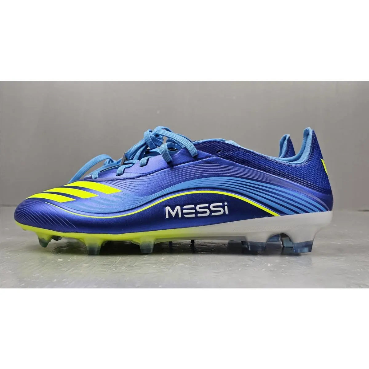 Adidas F50 Messi Pro FG Mens 8 Firm Ground Soccer Cleats Blue JQ7953
