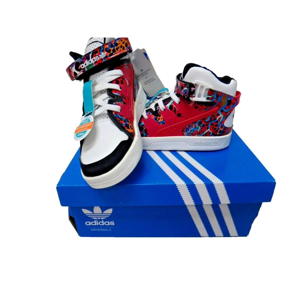 Originals Kids MC-X1 High Top Sneakers M17176 Ftw Wht Bopink US 9 K by Adidas