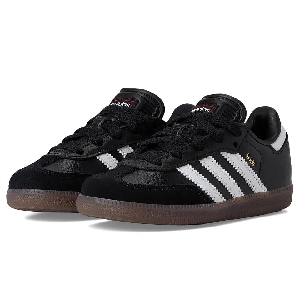 Adidas Unisex-kid`s Samba Indoor Black/none/none 12.5