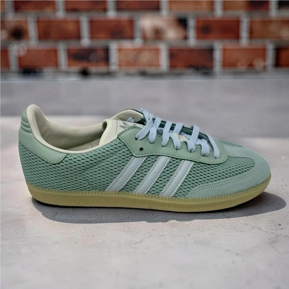 Adidas Samba OG Hazy Green Sky Tint Men`s Size 12 Sneakers JI3179 Nwob