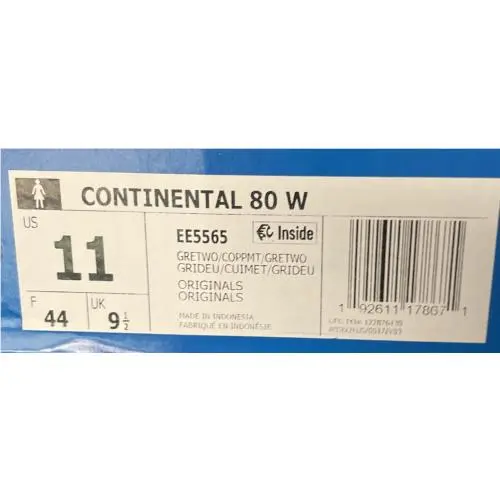 Adidas shoes - adidas Originals Continental 80 - Originals Continental - EE5565 - Gray (UPC: 0192611178671) 8