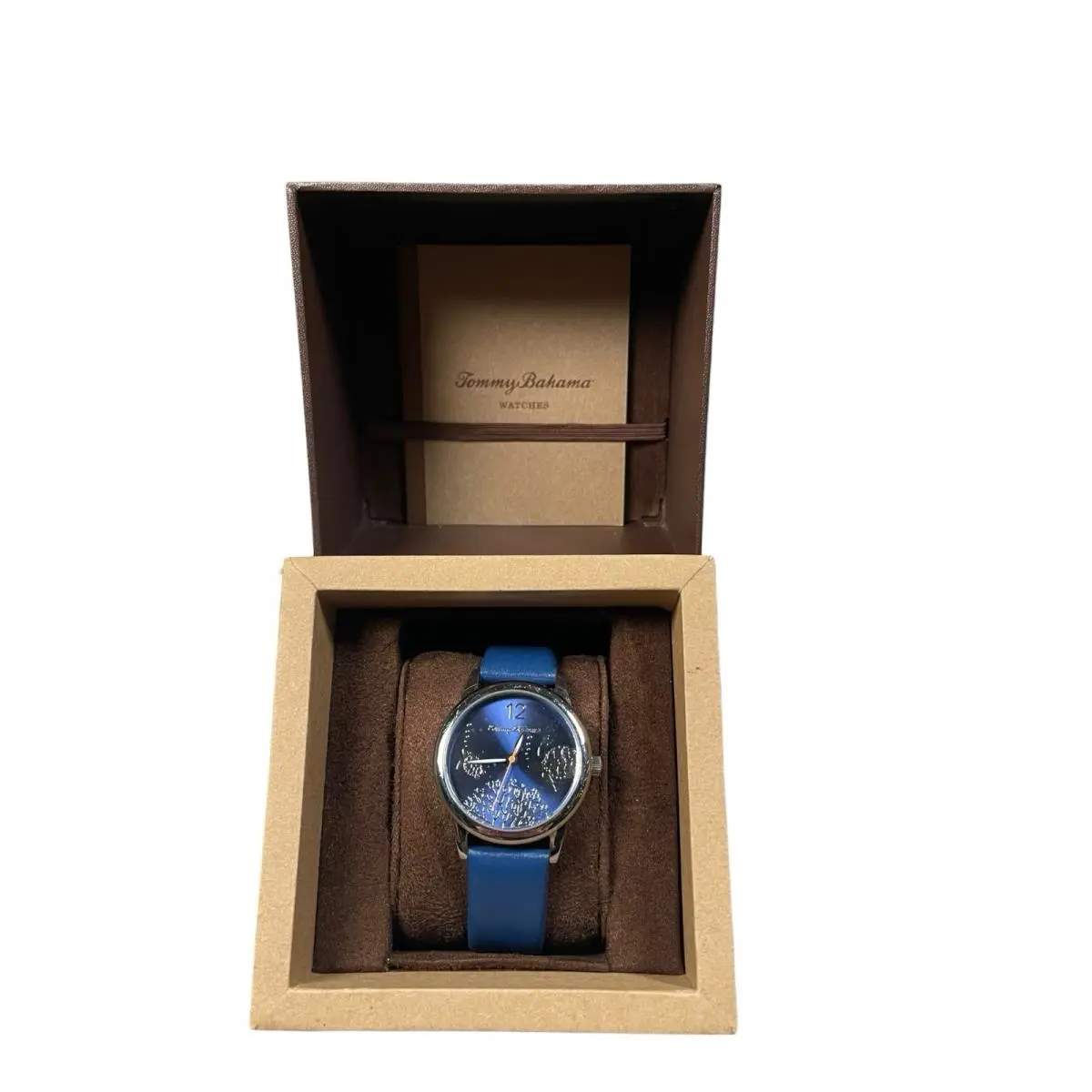 Women’s Tommy Bahama TB2164 Leather Watch Blue