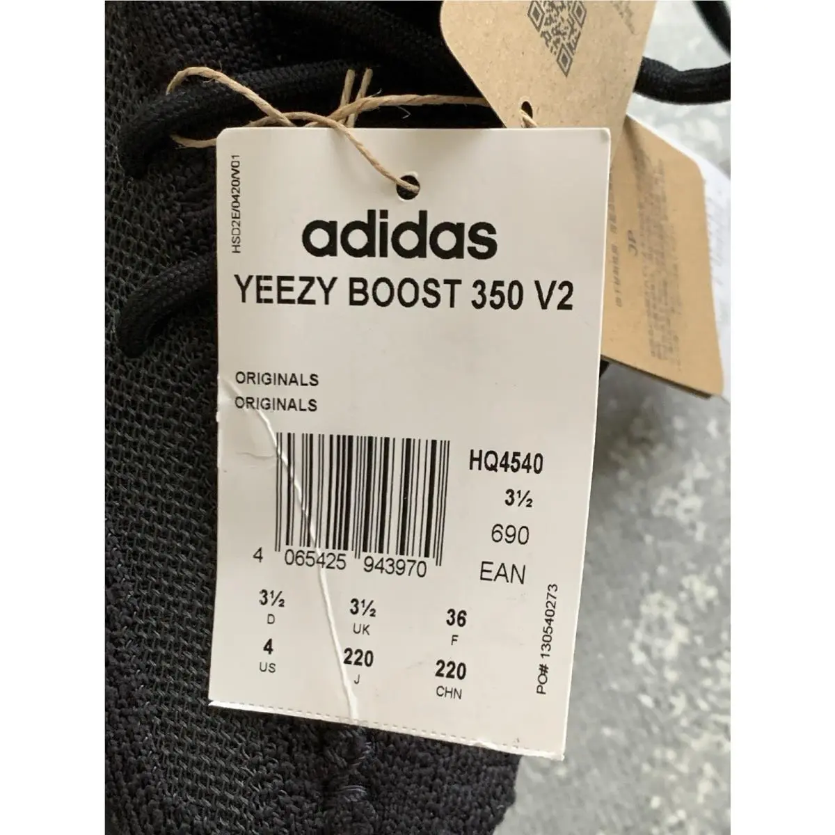 Adidas shoes - adidas Yeezy 350 - Yeezy - HQ4549 - Black 6