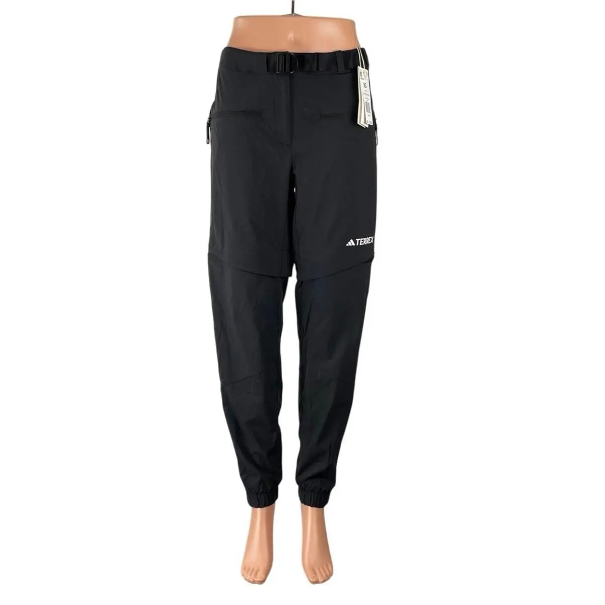 Adidas Terrex Utilitas Hiking Zip Off Activewear Jogger Trousers Pants Sz XS