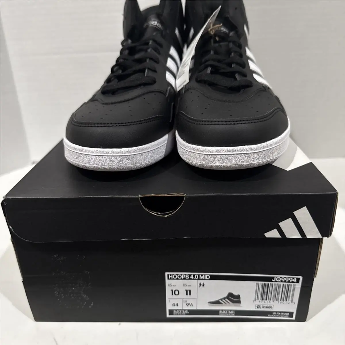 Adidas shoes - Adidas Hoops 4.0 - Hoops - JQ9994 - Black (UPC: 195733675011) 0