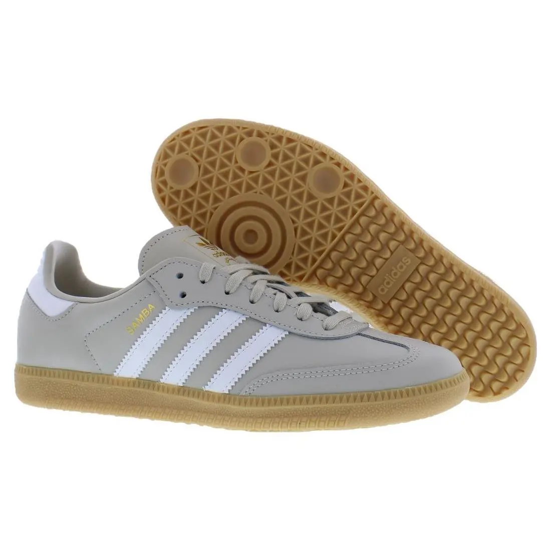 Adidas Samba OG Boys Shoes Size 6 Color: Wonder Aluminum/ftw White/gum