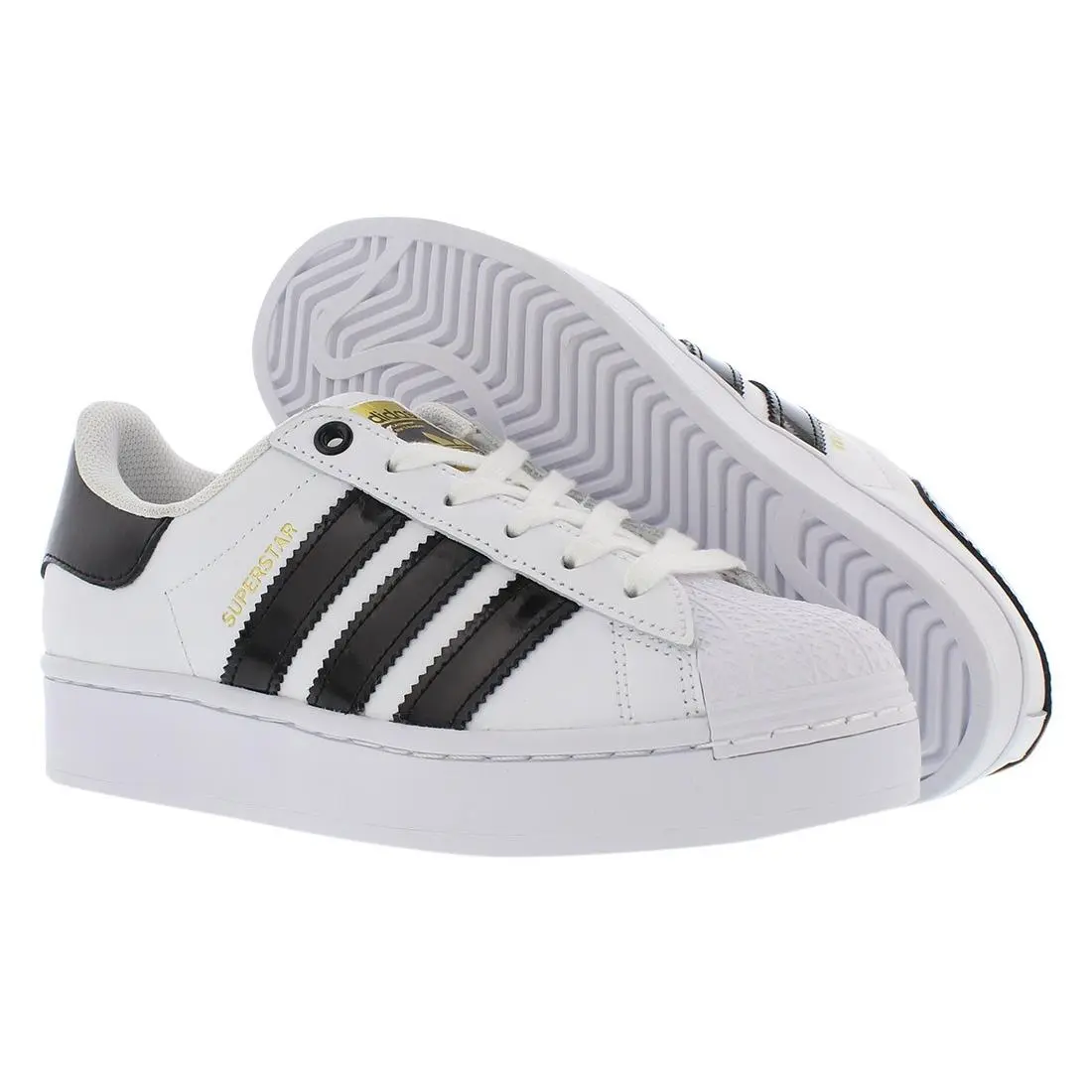 Adidas Superstar Bold Leather Womens Shoes Size 11 Color: Cloud White/core