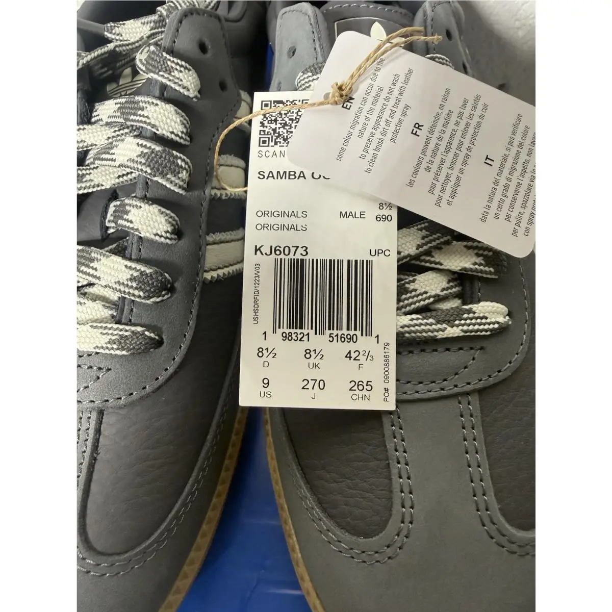 Adidas shoes - Samba - Samba - KJ6073 - white grey gum 1