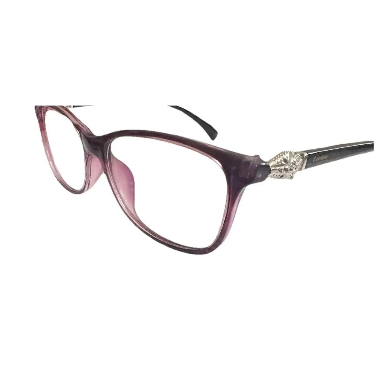 Cartier Eyeglasses Frame Woman 54 16 140 Purple Black Price Nice Quality