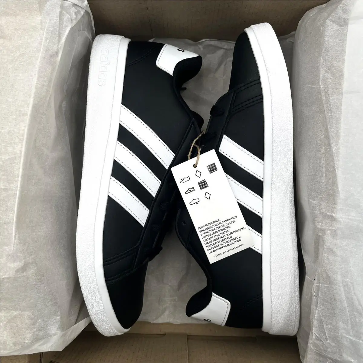 Adidas shoes - adidas Grand Court - Grand Court - Black (UPC: 195740525699) 7