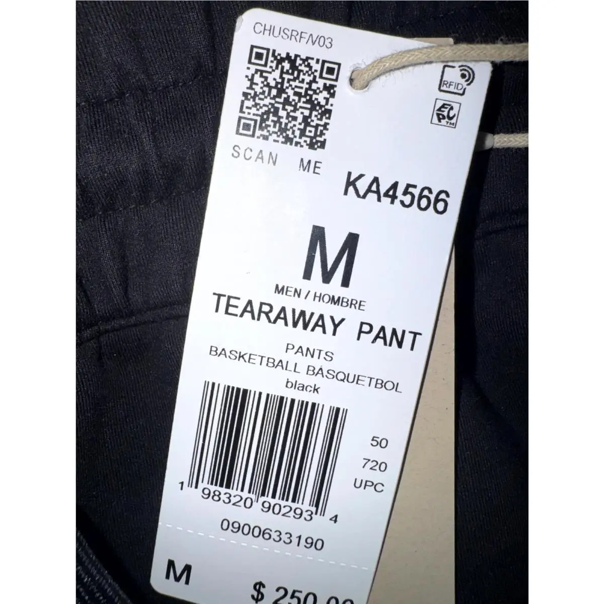 Adidas clothing - Adidas X Fear Of God Athletics - KA4566 - Black (UPC: 198320902934) 11