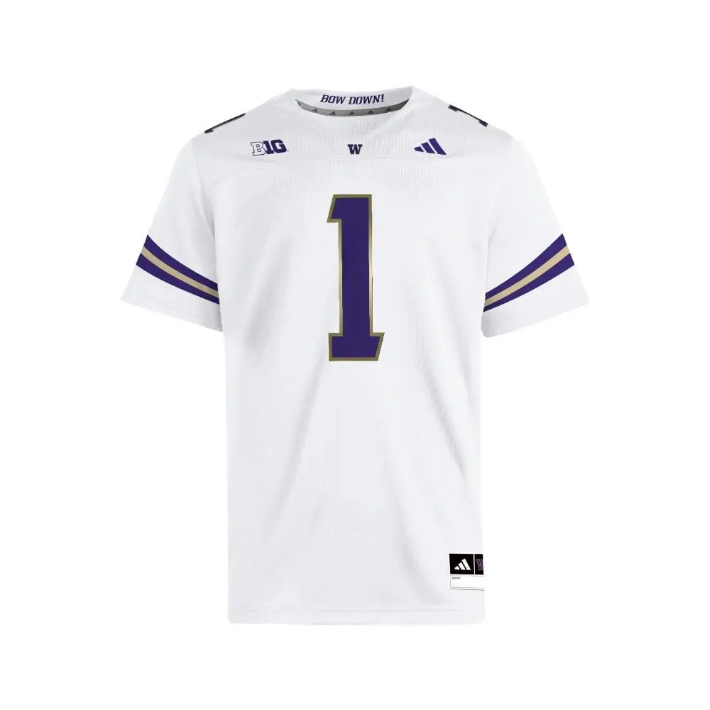 Adidas Washington Huskies Premier Away Football Jersey Mens Size L SB1158-JM79