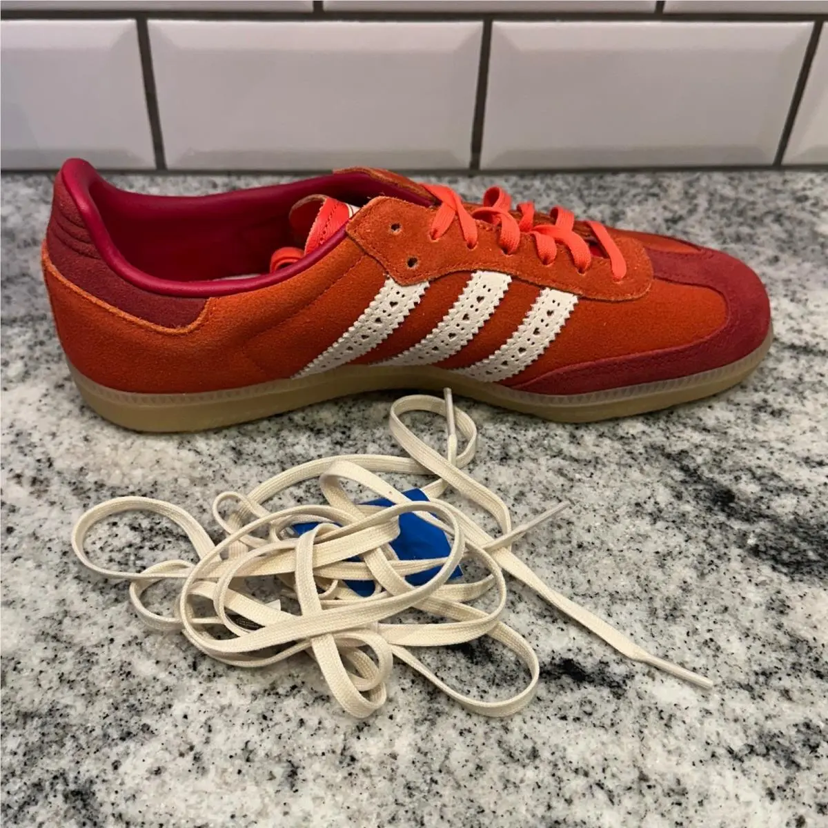 Adidas shoes - Samba OG J - Samba - Red 1