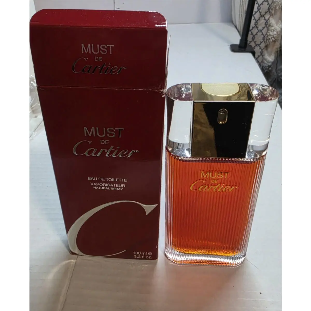 Must DE Cartier Eau DE Toilette Spray 100 ML / 3.3 OZ