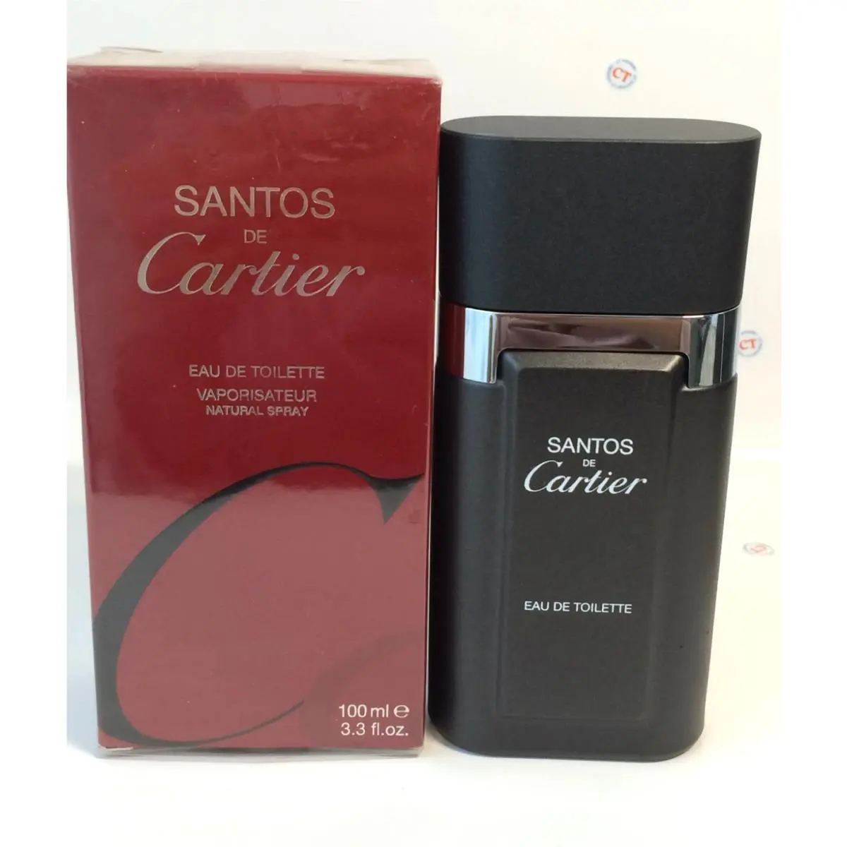 Santos De Cartier By Cartier For Men 3.3 oz/100 ml Eau de Toilette Spray-vintage