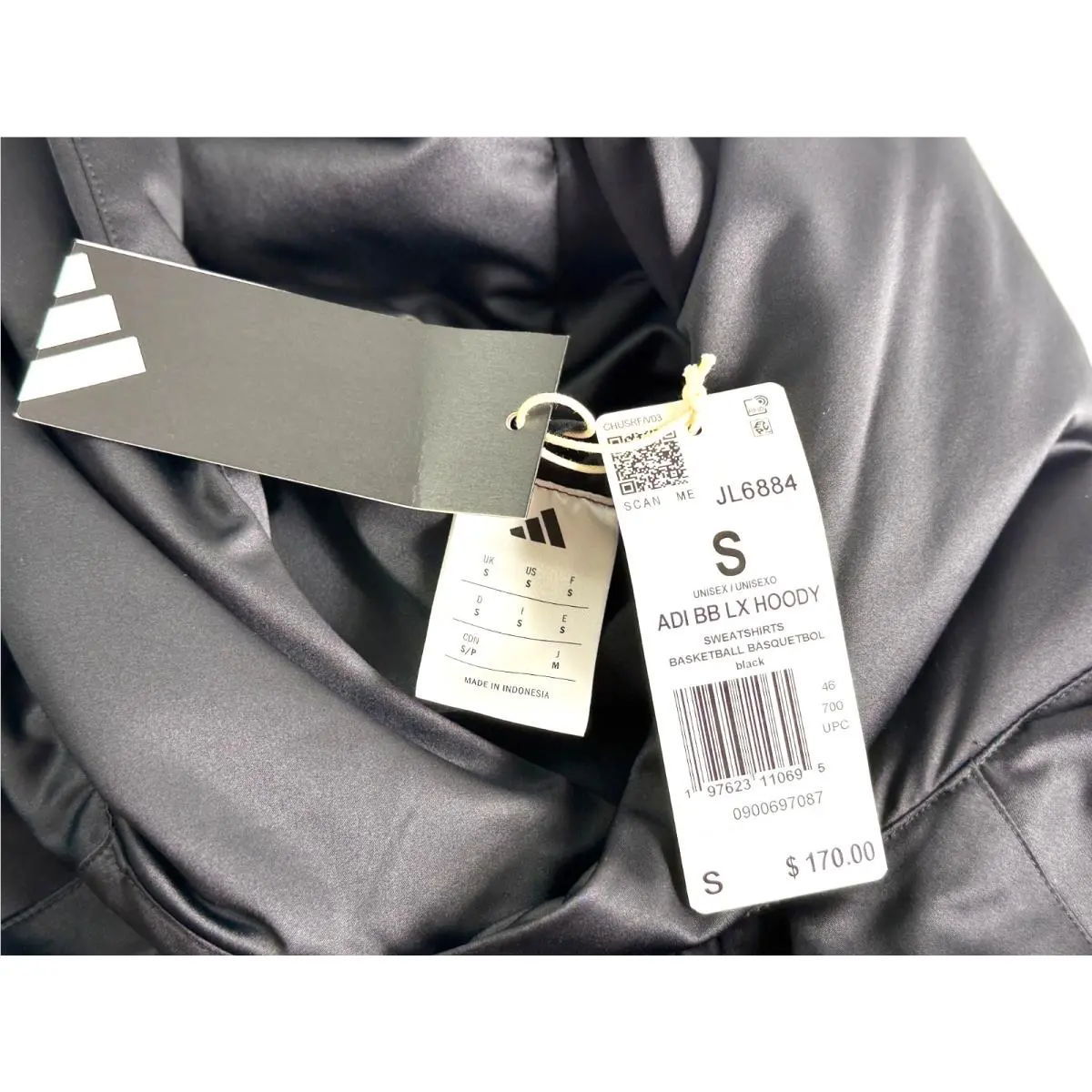 Adidas clothing - JL6884 - JL6884 - Black 4