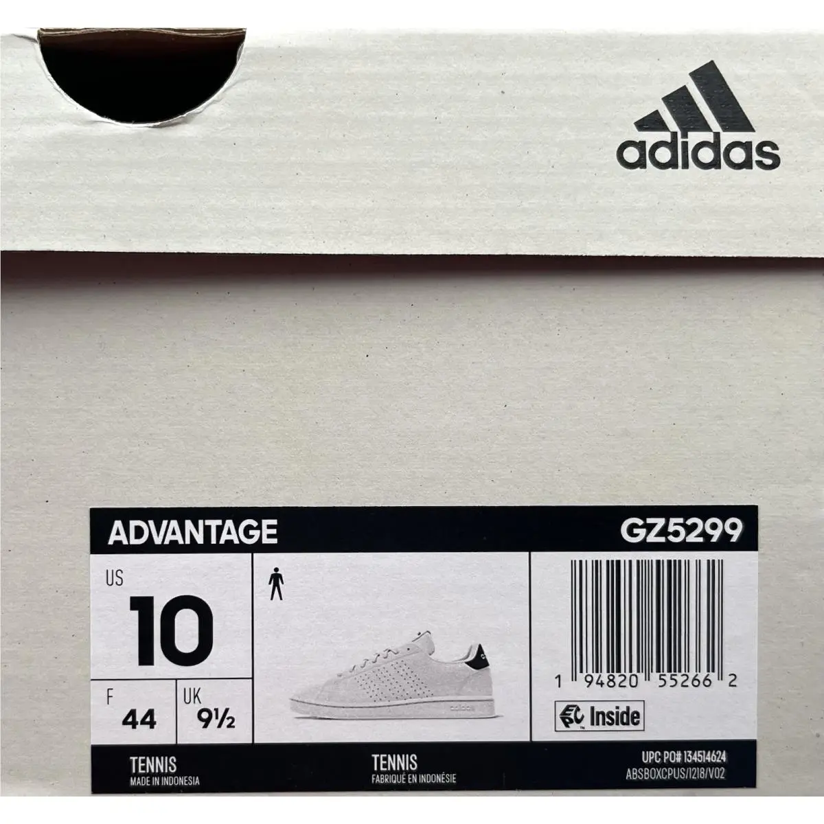 Adidas shoes - adidas Advantage - Advantage - White (UPC: 194820552662) 9