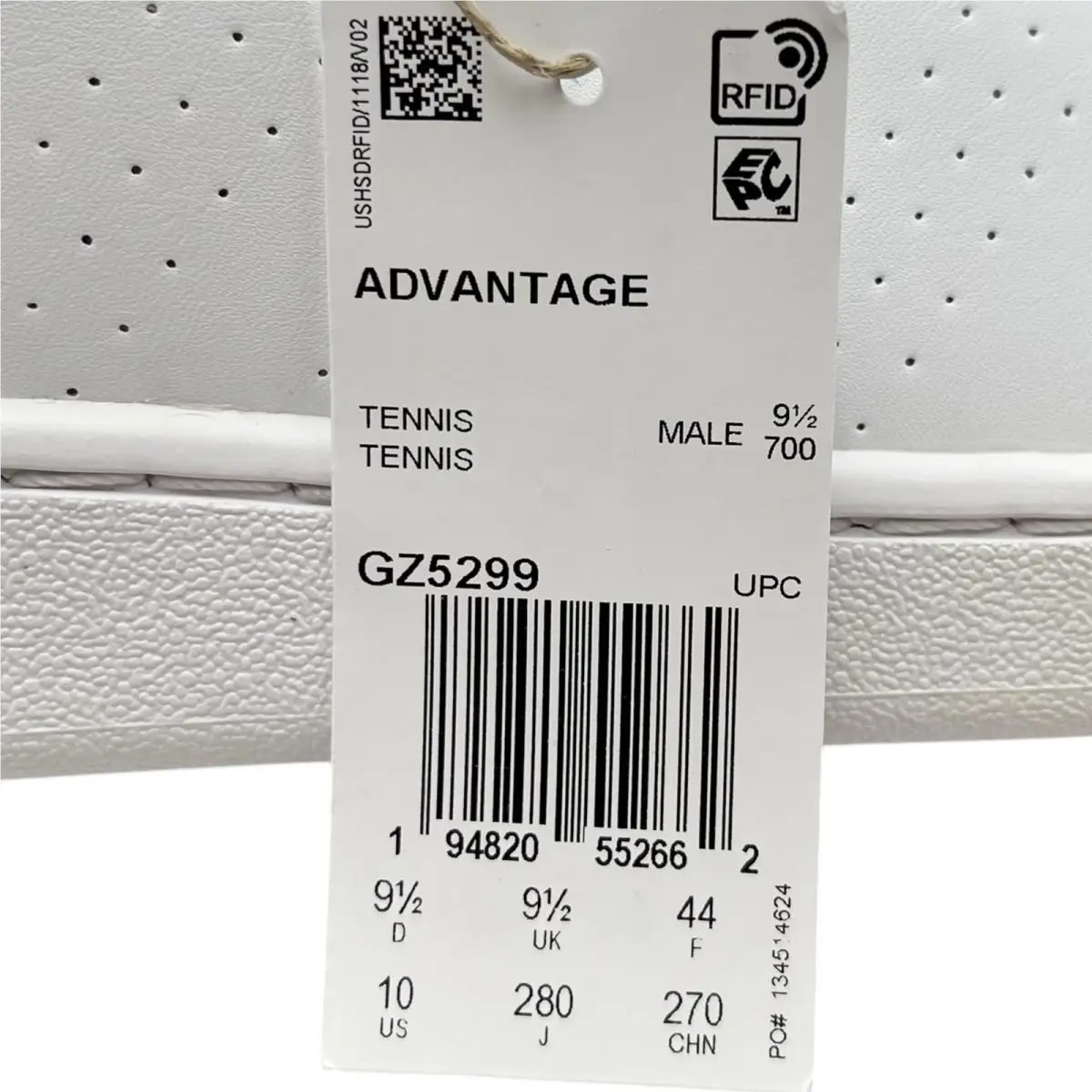 Adidas shoes - adidas Advantage - Advantage - White (UPC: 194820552662) 10