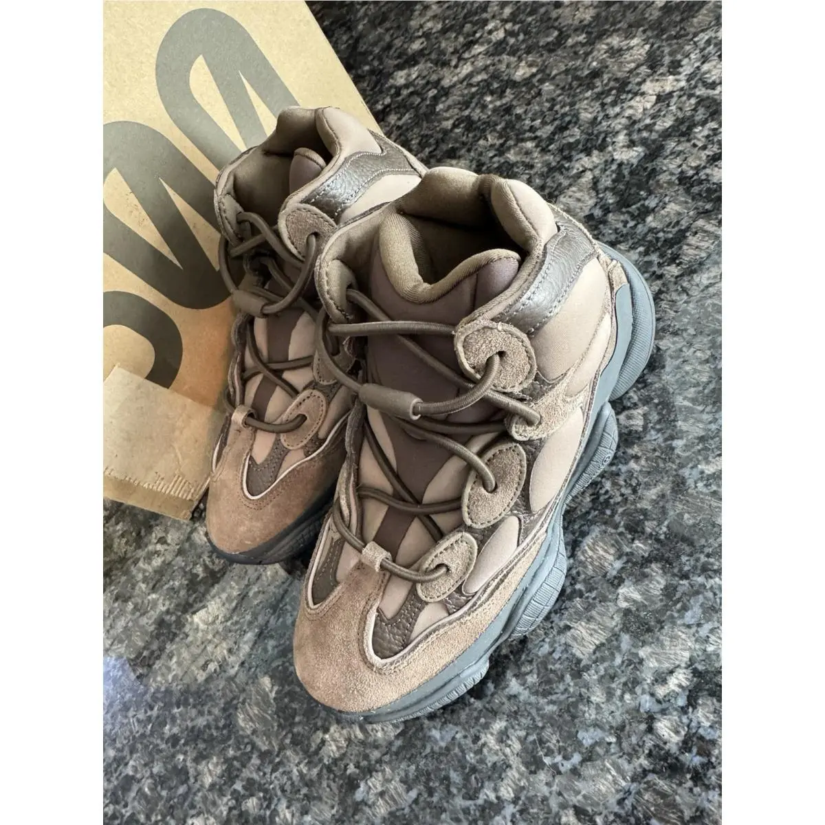 Adidas shoes - adidas Yeezy 500 High - Yeezy High - GX4553 - Brown 0