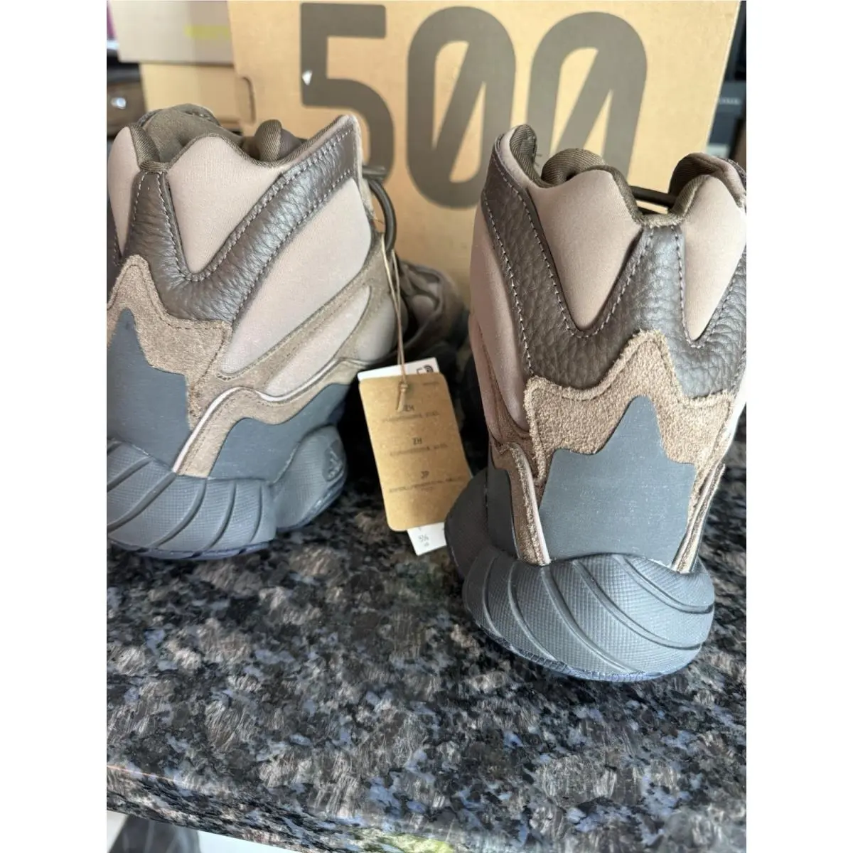 Adidas shoes - adidas Yeezy 500 High - Yeezy High - GX4553 - Brown 1