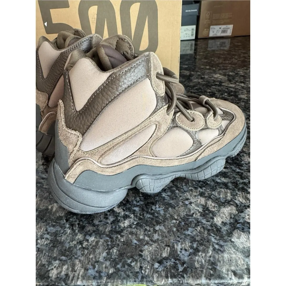 Adidas shoes - adidas Yeezy 500 High - Yeezy High - GX4553 - Brown 2