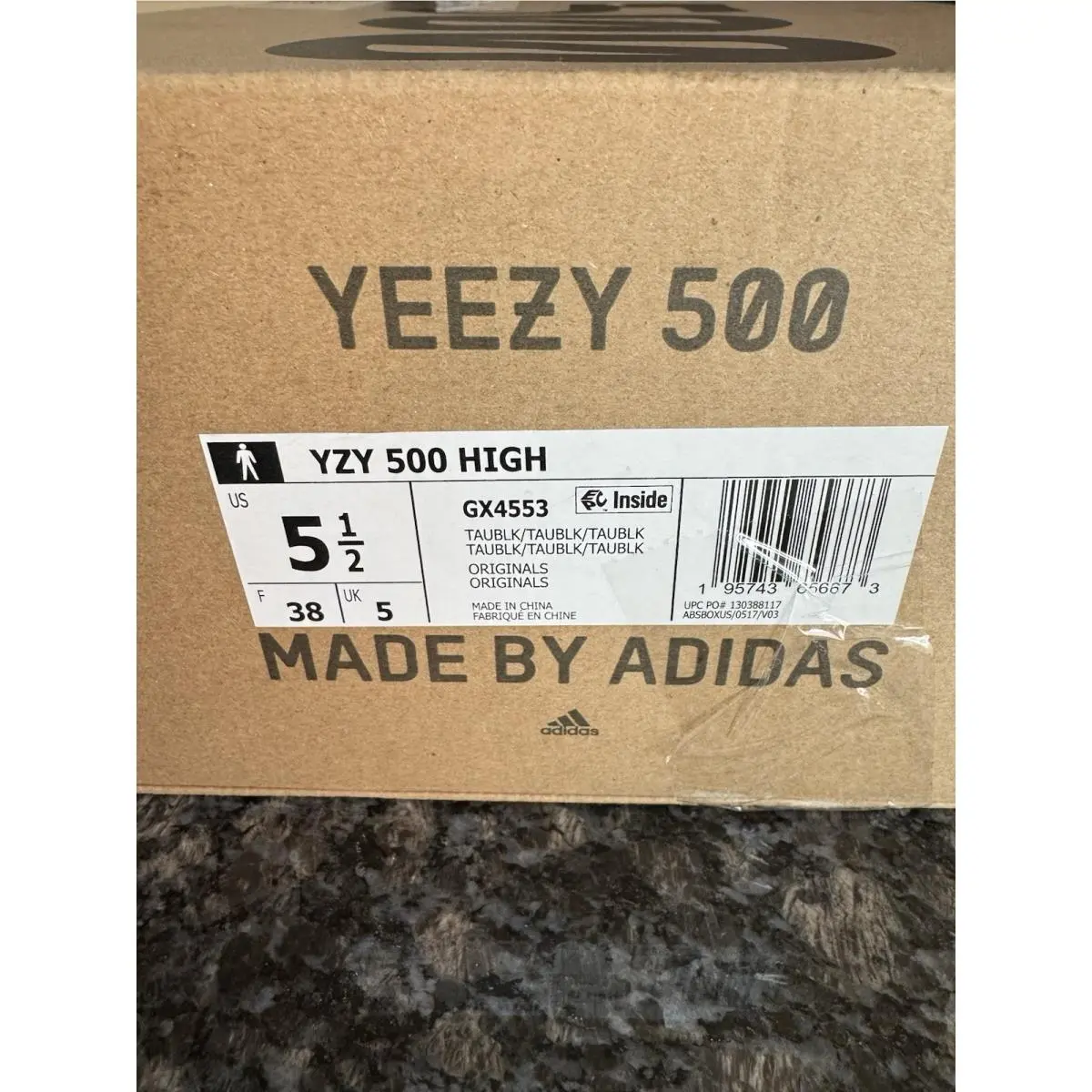 Adidas shoes - adidas Yeezy 500 High - Yeezy High - GX4553 - Brown 4