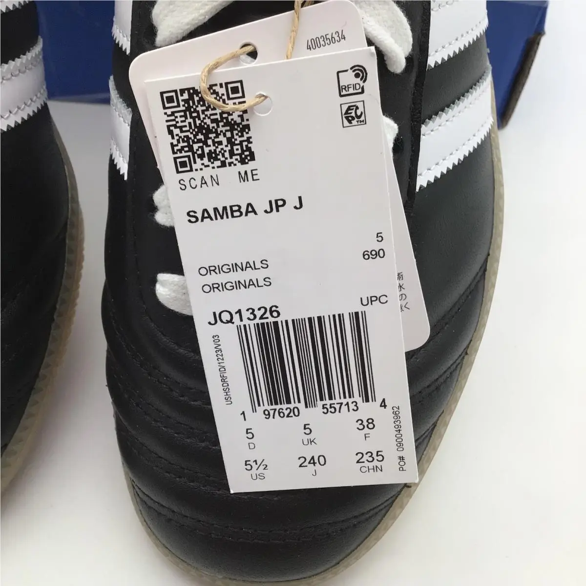 Adidas shoes - adidas Samba JP J - Samba - Black 4