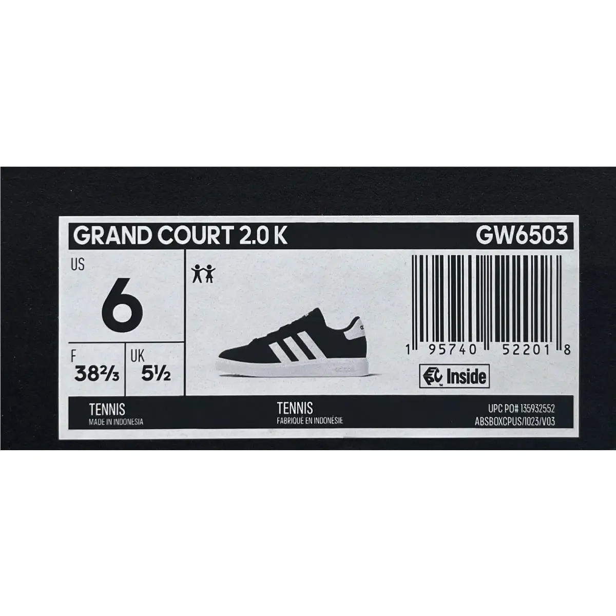 Adidas shoes - adidas Grand Court - Grand Court - Black (UPC: 195740522018) 8