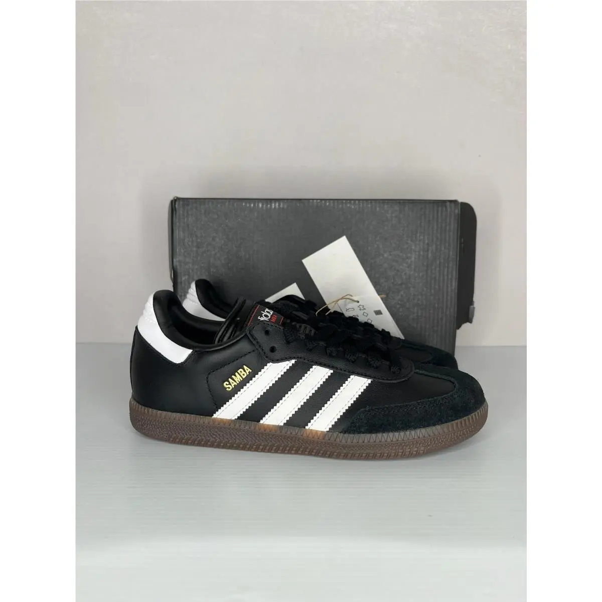 Adidas shoes - adidas Samba J - Samba - Black 3