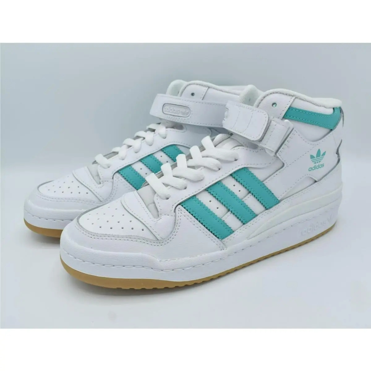 Adidas Originals Womens Size 11 Forum Mid Gum White Mint Sneakers Shoes GY3672