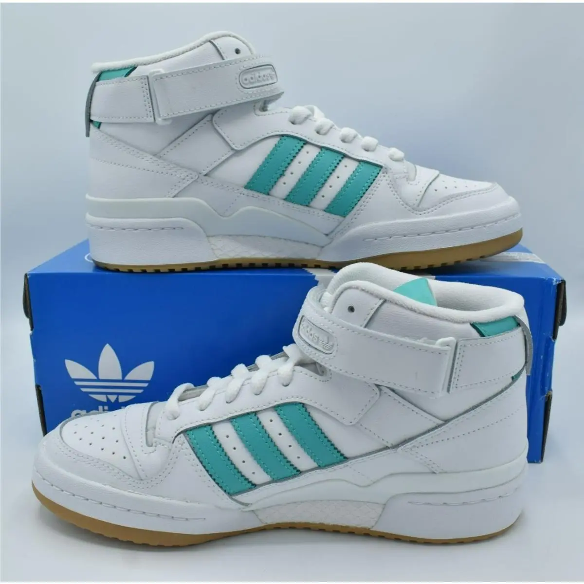 Adidas shoes - adidas Forum Mid - Forum Mid - GY3672 - White, Green (UPC: 195734687631) 2