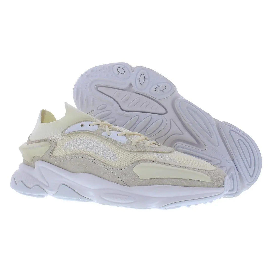 Adidas Ozweego Knitted Mens Shoes Size 11.5 Color: Cream White/cloud