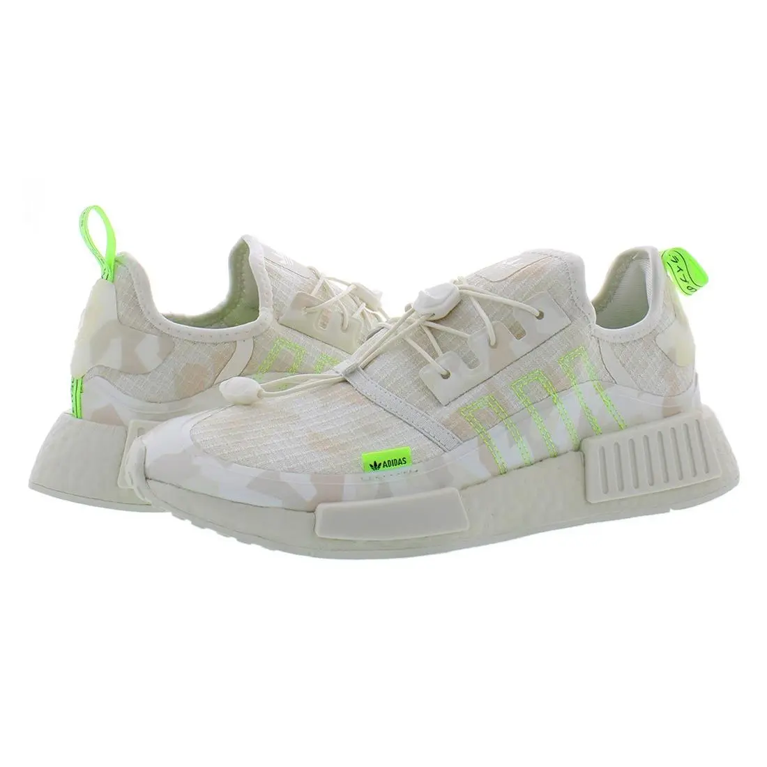 Adidas shoes - Off White/Solar Green/Core Black, Main: White (UPC: 195734322822) 1