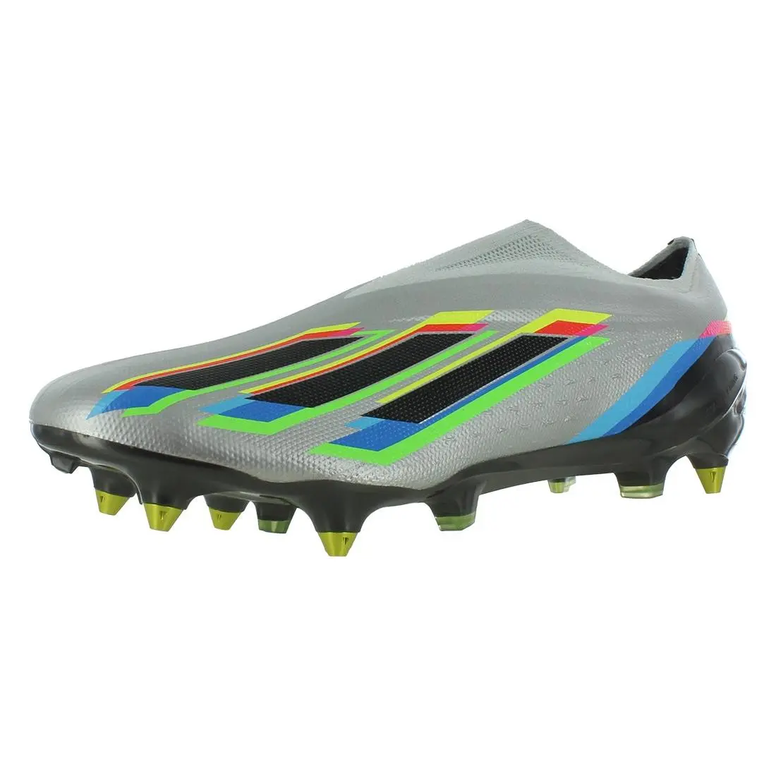 Adidas shoes - Silver Metallic/Core Black/Solar Yellow, Main: Silver (UPC: 195743123762) 0