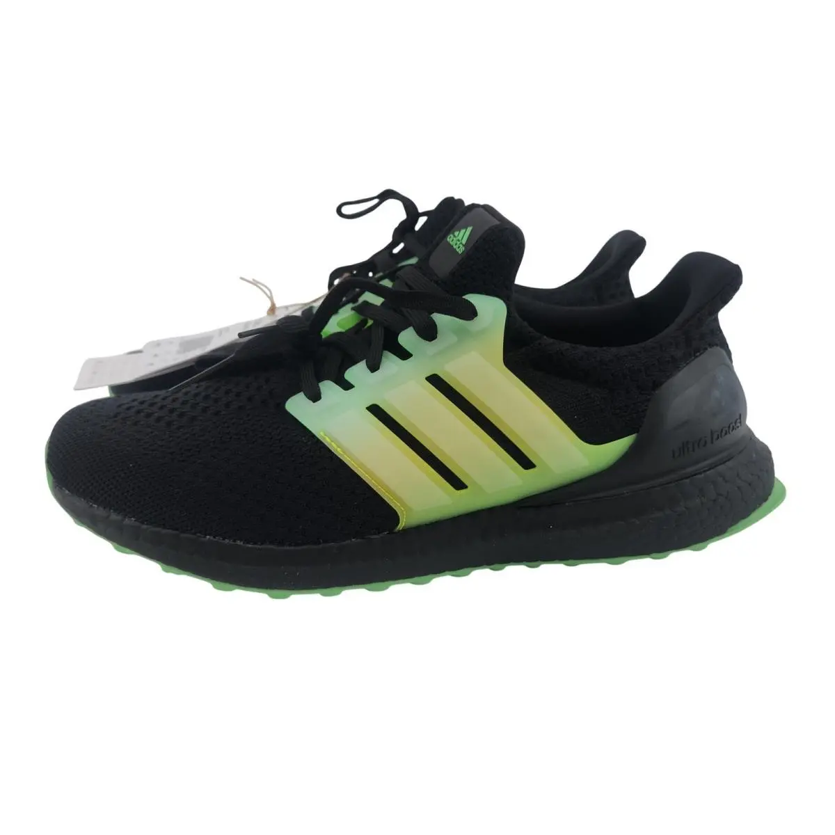 Ultraboost 5.0 Dna Mens 8.5 Black Signal Green Primeknit Running GV8729 by Adidas