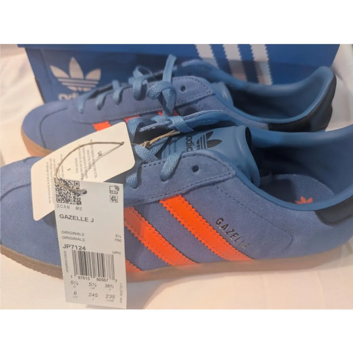 Adidas shoes - gazelle J - gazelle - Blue 2