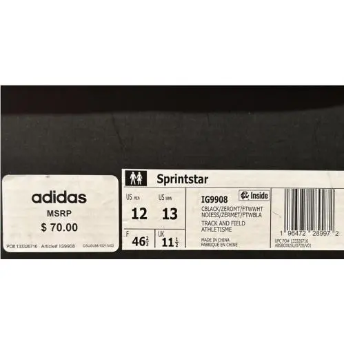 Adidas shoes - adidas Sprintstar - Sprintstar - Black 4