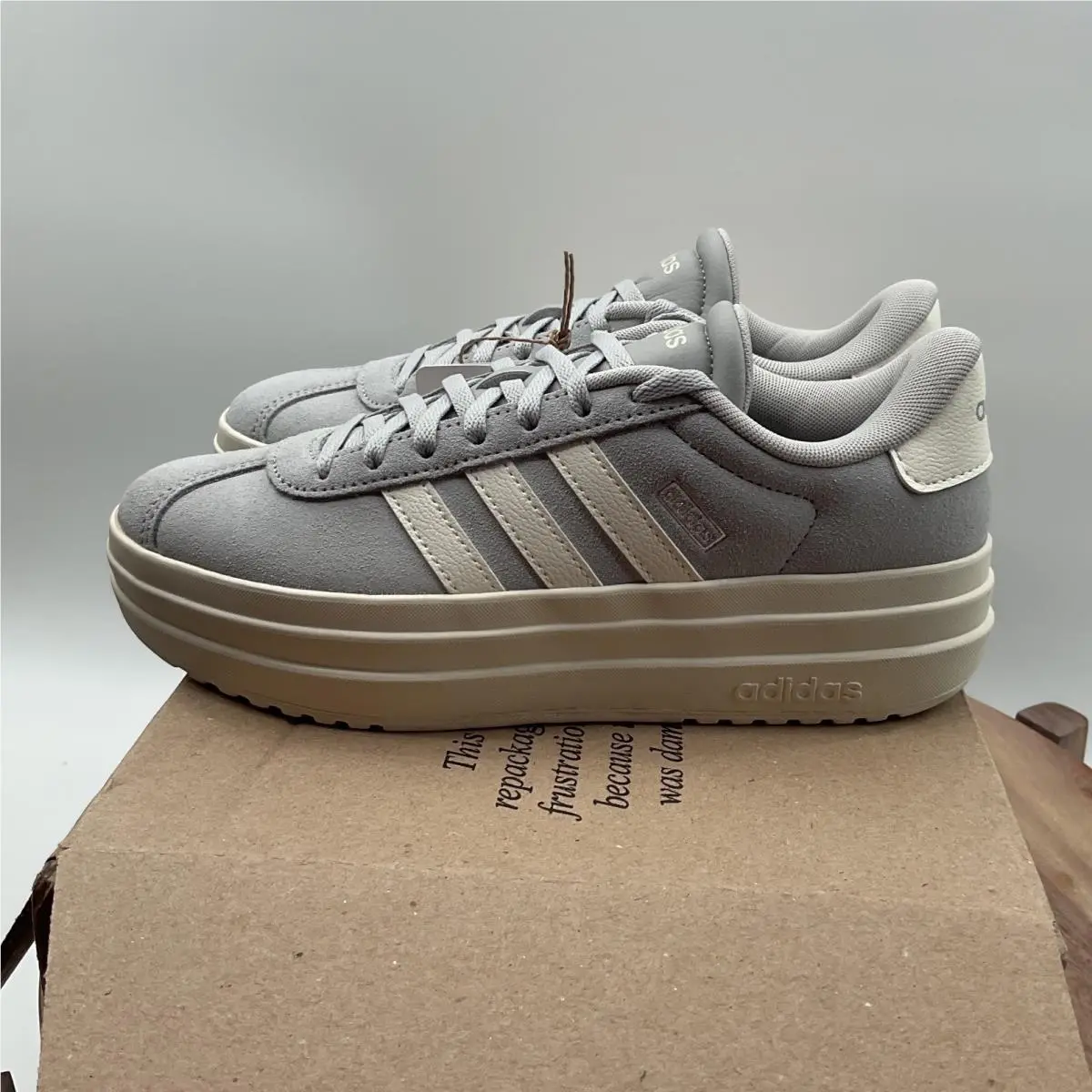 Adidas shoes - adidas VL Court 3.0 Platform - Gray 2