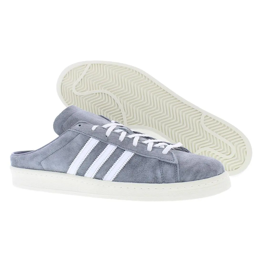 Adidas Campus 80s Mule Slip On Mens Shoes Size 7 Color: Grey/footwear - Grey/Footwear White/Off White, Main: Grey