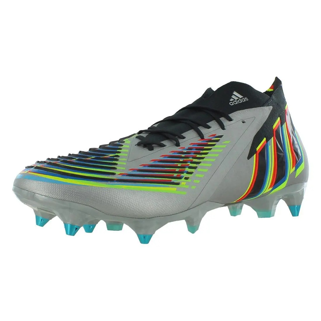 Adidas shoes - Silver Metallic/Core Black/Team Solar Green, Main: Grey (UPC: 195743098404) 0