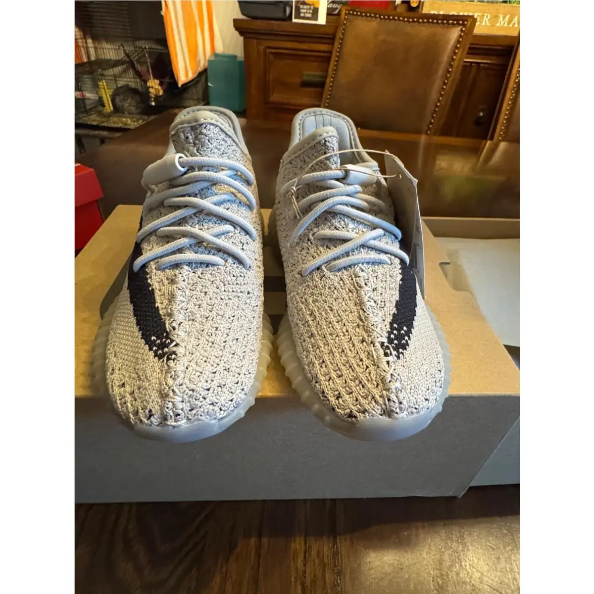 Yeezy 350 V2 - Slate Infants - Size 9K - HP7871 by Adidas
