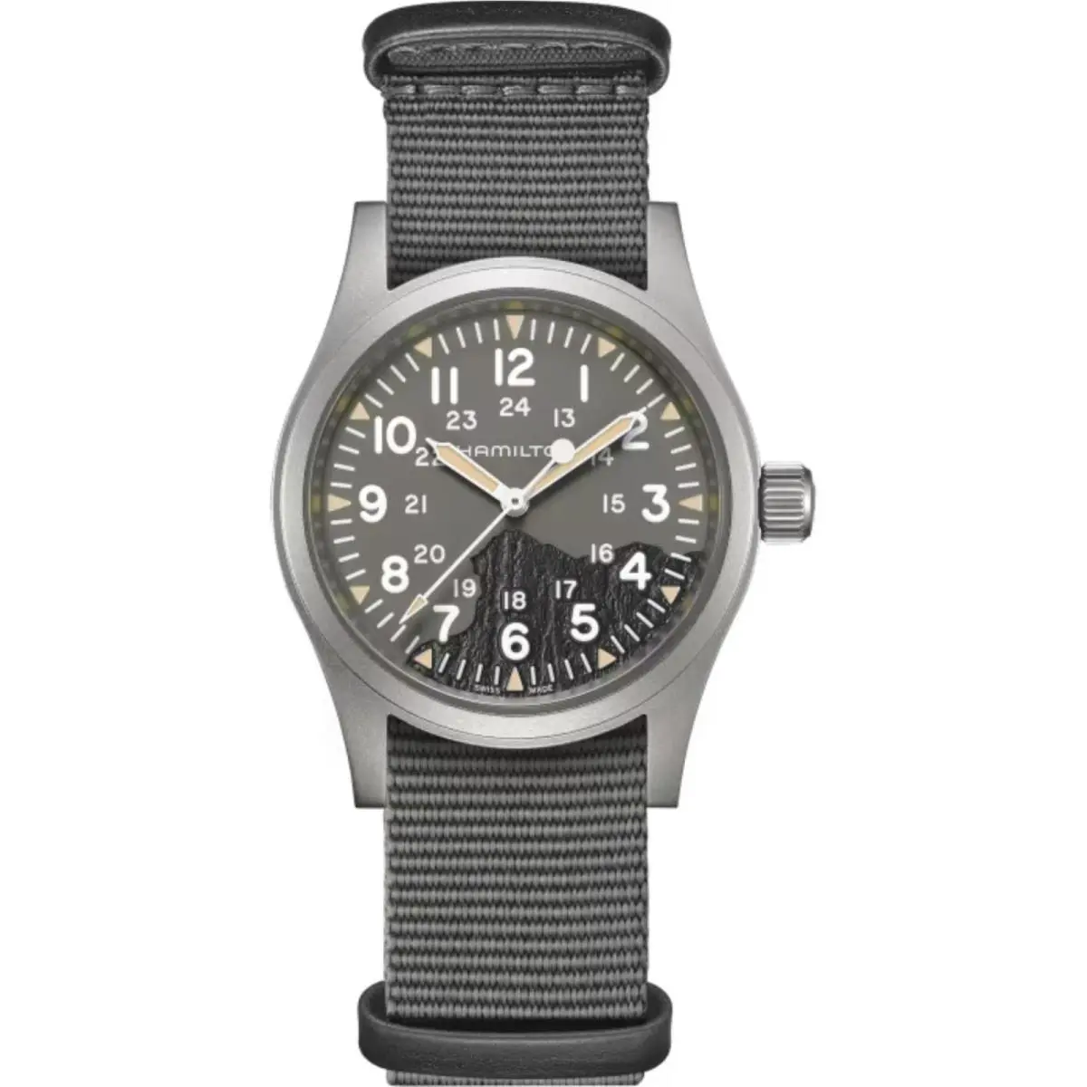 - H89449980 Khaki Field Mechanical 38mm Hong Kong Edition Watch by Hamilton