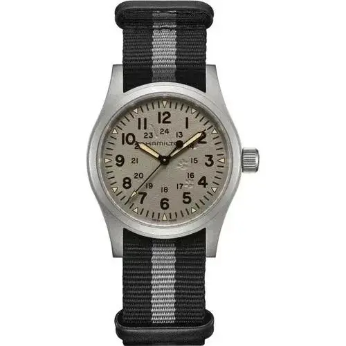 Khaki Field Mecha Tokyo Cat Street Exclusive Edition H89409980 by Hamilton