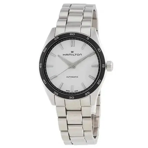 Jazzmaster Performer Stainless Steel White Dial Automatic H36205110 100 by Hamilton